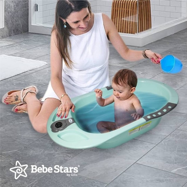 Μπανιέρα Bebe Stars Bubble Mint 23-184 Μπανιέρα Bebe Stars Bubble Mint 23-184