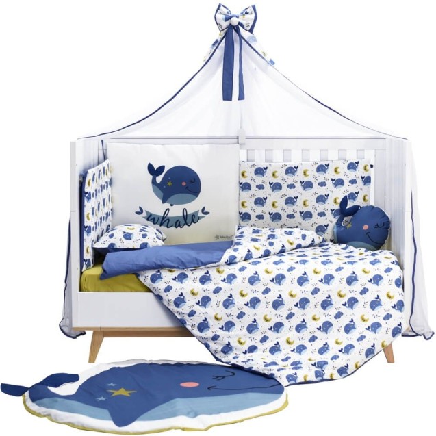 Παιδικό Χαλάκι Bebe Stars Whale 303-310 Παιδικό Χαλάκι Bebe Stars Whale 303-310