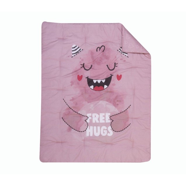 Πάπλωμα Κούνιας Nef-Nef Monstermania Rose 110x140 Πάπλωμα Κούνιας Nef-Nef Monstermania Rose 110x140