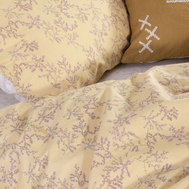 Σετ Παπλωματοθήκη Μονή 2 Τεμαχίων Nef-Nef Femme Yellow 170x240 Σετ Παπλωματοθήκη Μονή 2 Τεμαχίων Nef-Nef Femme Yellow 170x240