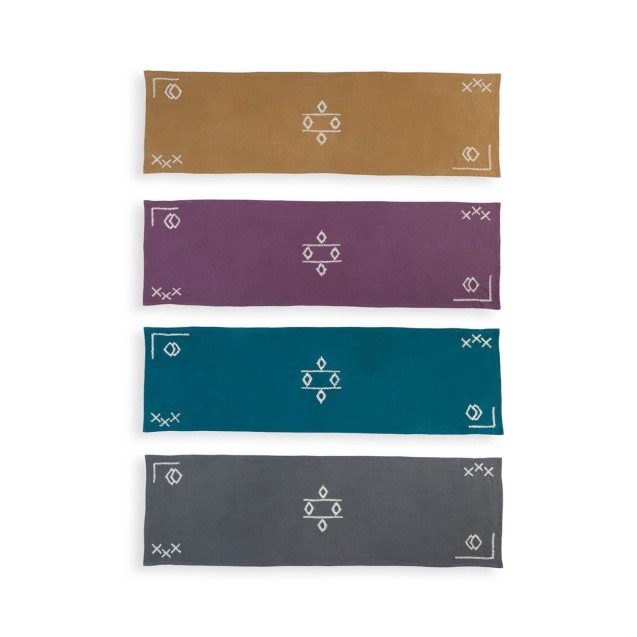 Runner Nef-Nef Laoura Mustard 45x150 Runner Nef-Nef Laoura Mustard 45x150