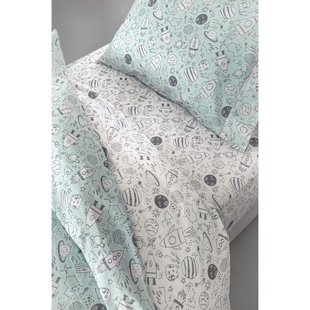 Σετ Παιδικά Σεντόνια Μονά 3 Τεμαχίων Guy Laroche Cosmic 160x250 Σετ Παιδικά Σεντόνια Μονά 3 Τεμαχίων Guy Laroche Cosmic 160x250
