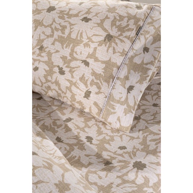 Σετ Σεντόνια Φανελένια Μονά 3 Τεμαχίων Guy Laroche Martin Almond 170x265 Σετ Σεντόνια Φανελένια Μονά 3 Τεμαχίων Guy Laroche Martin Almond 170x265