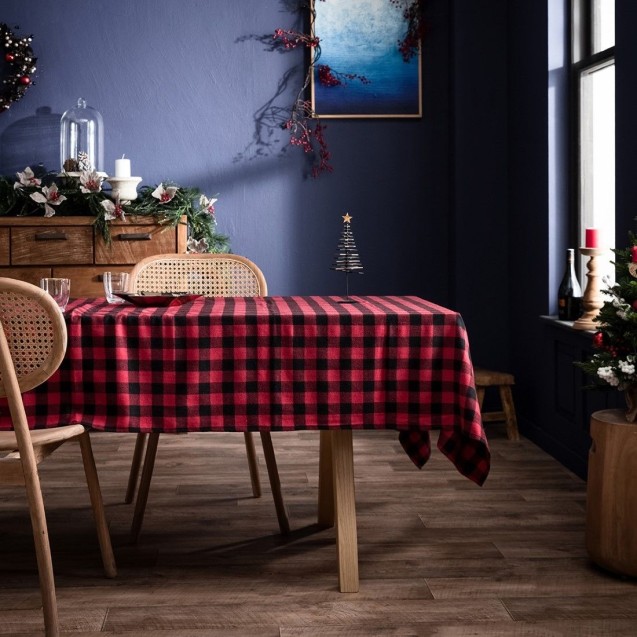 Χριστουγεννιάτικο Τραπεζομάντηλο Gofis Home 520 135x180  Χριστουγεννιάτικο Τραπεζομάντηλο Gofis Home 520 135x180