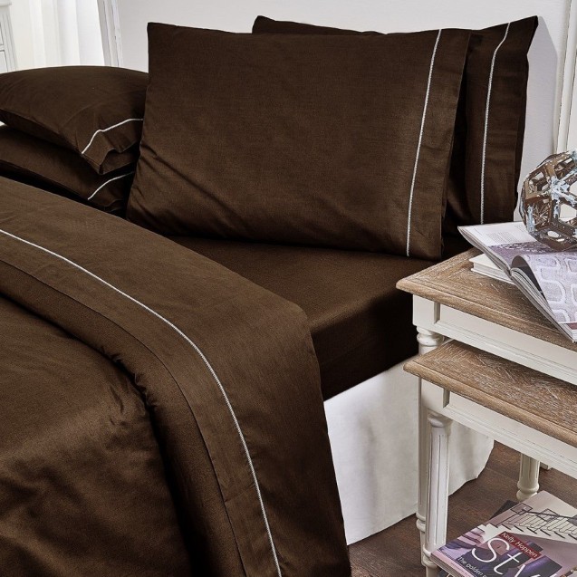 Σετ Σεντόνια Μονά 3 Τεμαχίων 19V69 Arcobaleno Bello Brown 175x270 Σετ Σεντόνια Μονά 3 Τεμαχίων 19V69 Arcobaleno Bello Brown 175x270