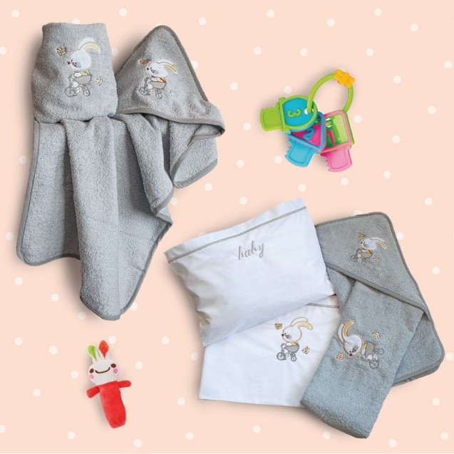 Βρεφική Κάπα Sbaby Bike Silver 75x75 Βρεφική Κάπα Sbaby Bike Silver 75x75