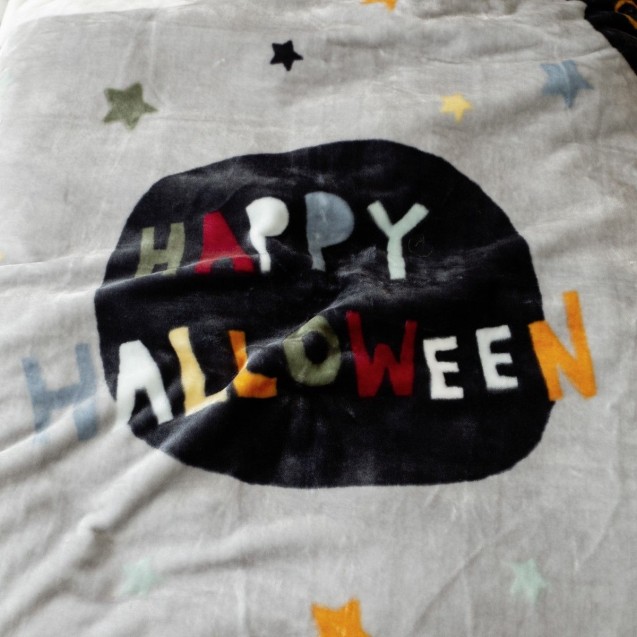 Παιδική Κουβέρτα Βελουτέ Μονή Nima Happy Halloween 160x220 Παιδική Κουβέρτα Βελουτέ Μονή Nima Happy Halloween 160x220