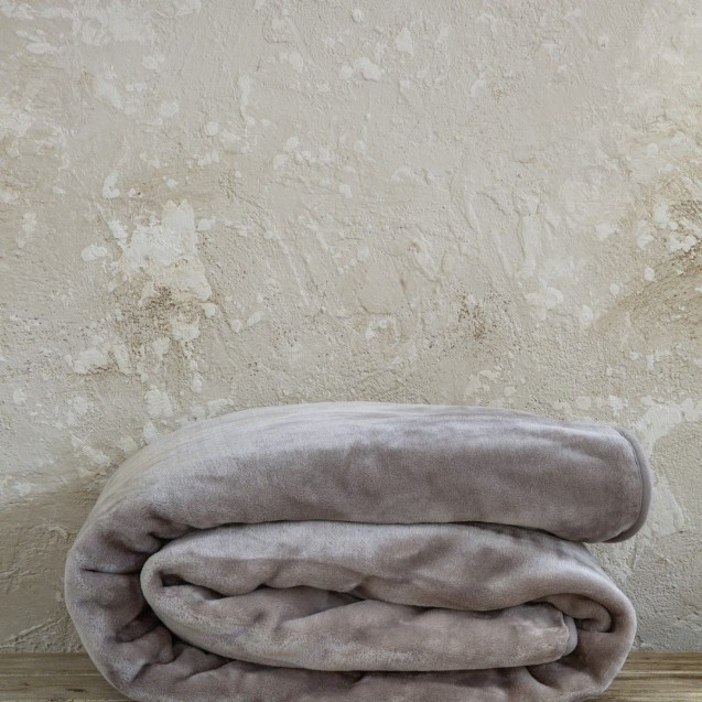 Κουβέρτα Βελουτέ Μονή Nima Coperta Cigar Beige 160x220 Κουβέρτα Βελουτέ Μονή Nima Coperta Cigar Beige 160x220