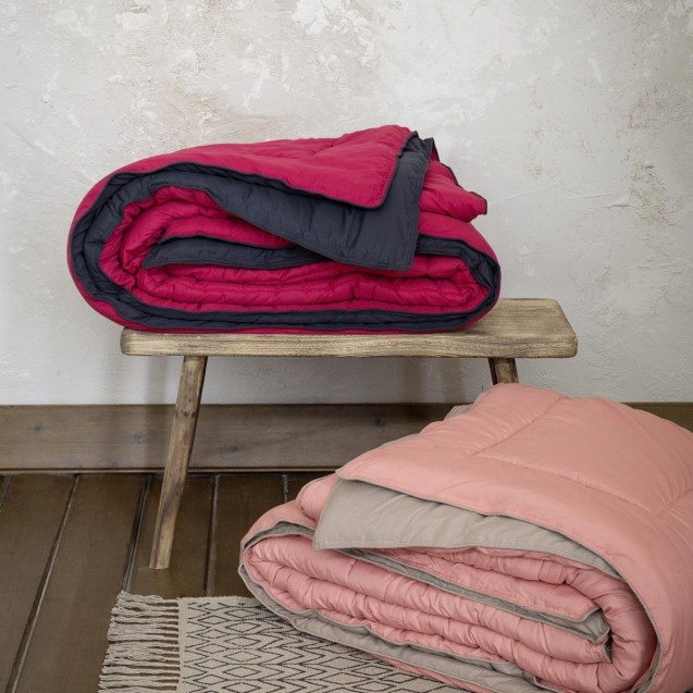 Πάπλωμα Μονό Nima Ruby Red / Black 160x240 Πάπλωμα Μονό Nima Ruby Red / Black 160x240