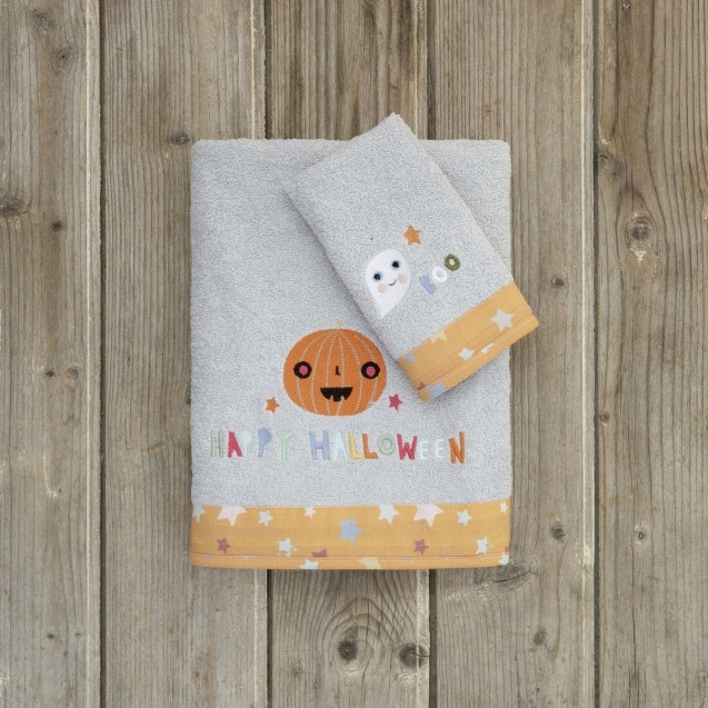 Σετ Παιδικές Πετσέτες 2 Τεμαχίων Nima Happy Halloween Σετ Παιδικές Πετσέτες 2 Τεμαχίων Nima Happy Halloween
