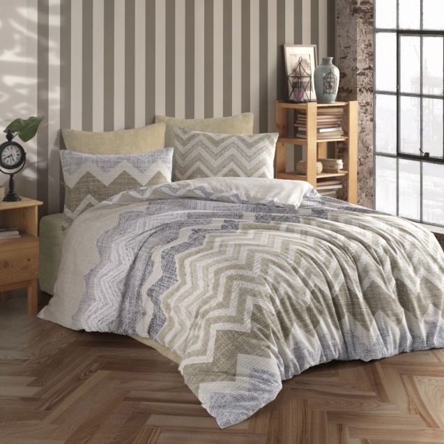 Παπλωματοθήκη Μονή Dimcol Αθηνά 406 Beige 160x240 Παπλωματοθήκη Μονή Dimcol Αθηνά 406 Beige 160x240