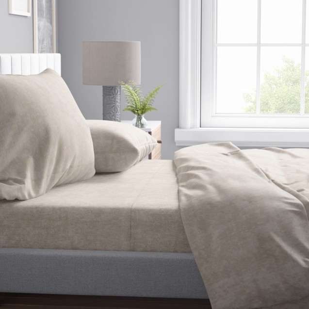 Σετ Σεντόνια Μονά 3 Τεμαχίων Dimcol Shadow 11 Beige 160x240 Σετ Σεντόνια Μονά 3 Τεμαχίων Dimcol Shadow 11 Beige 160x240