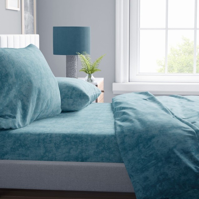Σεντόνι Υπέρδιπλο Dimcol Shadow 20 Turquoise 220x240 Σεντόνι Υπέρδιπλο Dimcol Shadow 20 Turquoise 220x240
