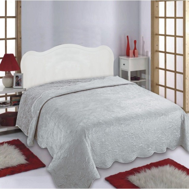 Κουβέρτα Βελούδο Μονή Silk Fashion NX2211 Light Grey 160x220 Κουβέρτα Βελούδο Μονή Silk Fashion NX2211 Light Grey 160x220