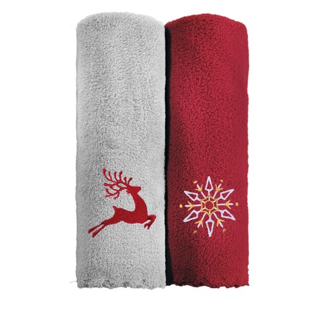 Σετ Πετσέτες 2 Τεμαχίων Saint Clair Christmas Towels Set 3 35x50 Σετ Πετσέτες 2 Τεμαχίων Saint Clair Christmas Towels Set 3 35x50