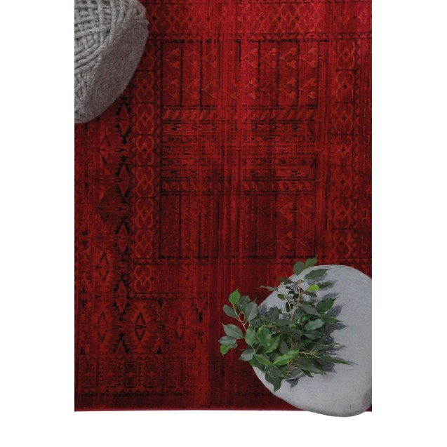 Χαλί Royal Carpet Afgan 7504H D.RED 133x190 Χαλί Royal Carpet Afgan 7504H D.RED 133x190