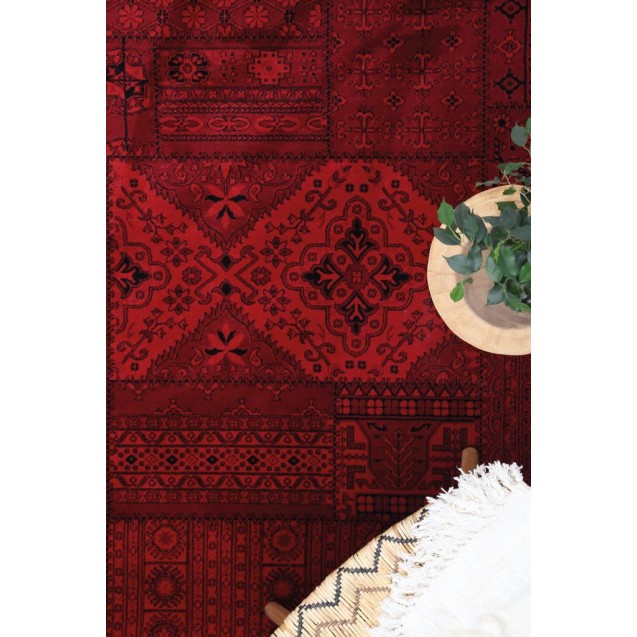 Χαλί Royal Carpet Afgan 7675A D.RED 200x250 Χαλί Royal Carpet Afgan 7675A D.RED 200x250