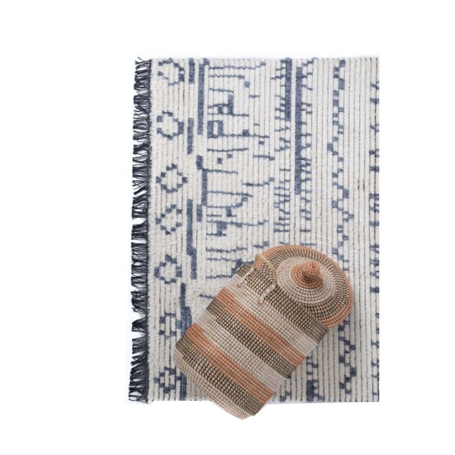 Χαλί Royal Carpet Iris 191 CREAM BLUE 160x230 Χαλί Royal Carpet Iris 191 CREAM BLUE 160x230