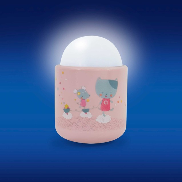 Φωτάκι Νυκτός Αυτόνομο Pabobo Pink BR76561 Φωτάκι Νυκτός Αυτόνομο Pabobo Pink BR76561