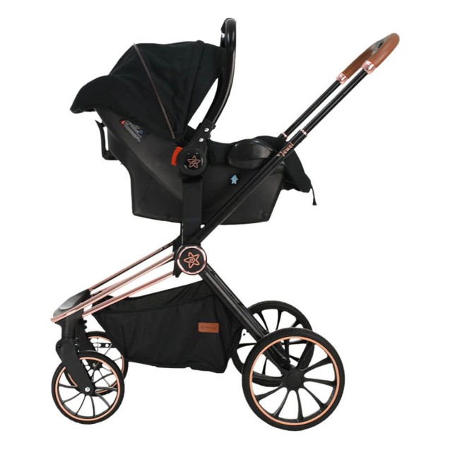 Πολυκαρότσι Bebe Stars Jewel Volcano Black 350-188 Πολυκαρότσι Bebe Stars Jewel Volcano Black 350-188