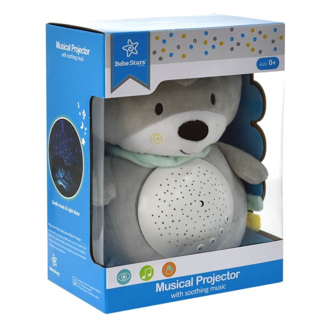 Μουσικός Προβολέας Bebe Stars Racoon 855-186 Μουσικός Προβολέας Bebe Stars Racoon 855-186