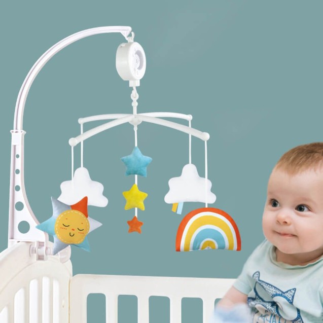 Mobile Κούνιας Bebe Stars Rainbow 854-100 Mobile Κούνιας Bebe Stars Rainbow 854-100