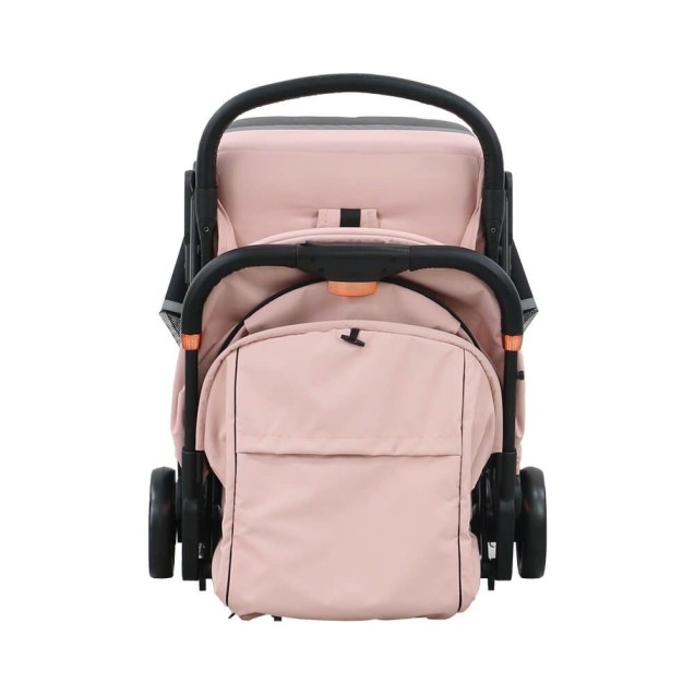 Καρότσι Bebe Stars City Automatic Powder Pink 193-185 Καρότσι Bebe Stars City Automatic Powder Pink 193-185