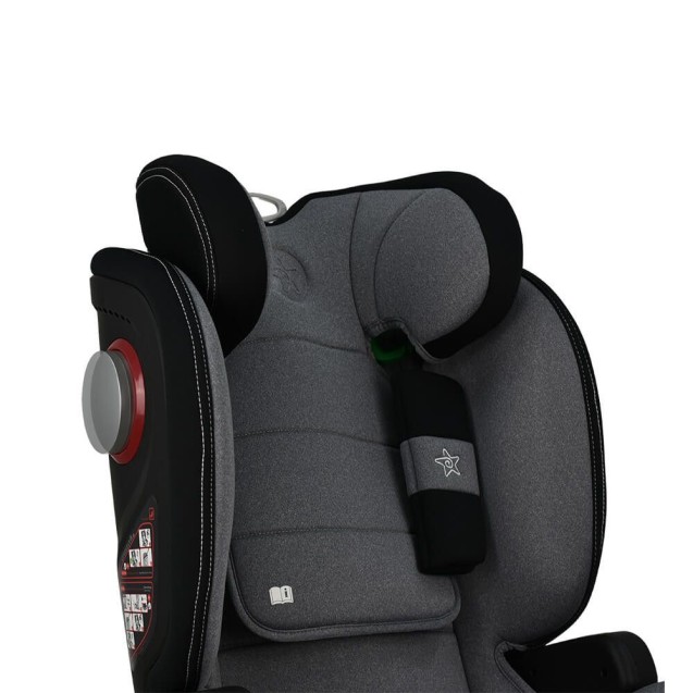 Κάθισμα Αυτοκινήτου Bebe Stars Leon Plus Isofix I-Size Grey 944-186 Κάθισμα Αυτοκινήτου Bebe Stars Leon Plus Isofix I-Size Grey 944-186