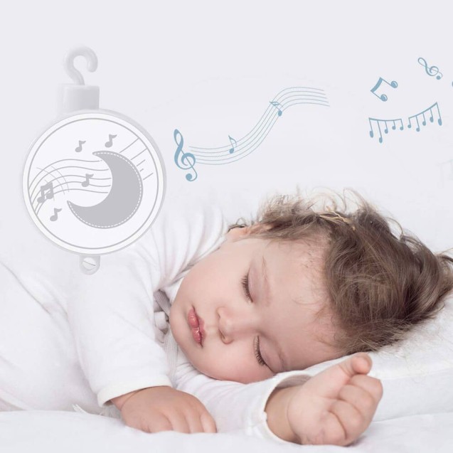 Μουσικό Περιστρεφόμενο Παιχνίδι Κούνιας Bebe Stars Raccoon 854-186 Μουσικό Περιστρεφόμενο Παιχνίδι Κούνιας Bebe Stars Raccoon 854-186