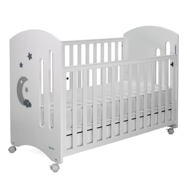 Κούνια Bebe Stars Azure White 450-02 Κούνια Bebe Stars Azure White 450-02