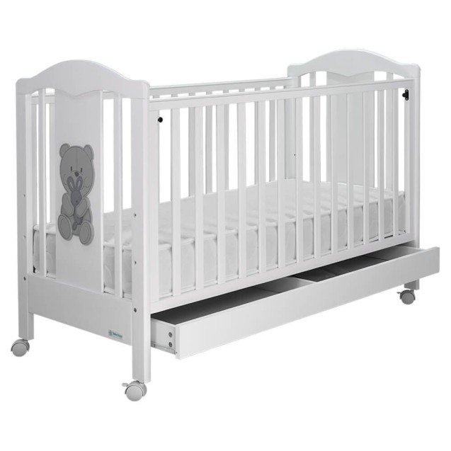 Κούνια Bebe Stars Polar White 451-02 Κούνια Bebe Stars Polar White 451-02