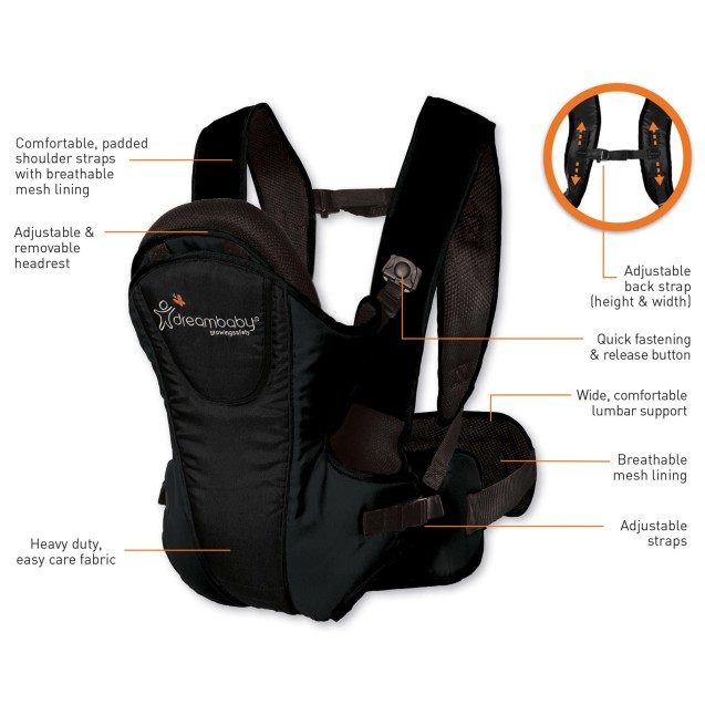 Μάρσιπος DreamBaby Manhattan Black BR75568 Μάρσιπος DreamBaby Manhattan Black BR75568