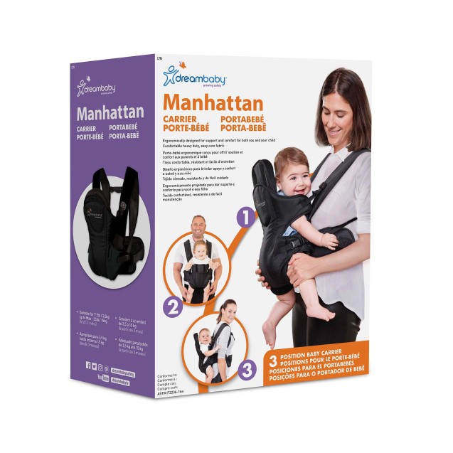 Μάρσιπος DreamBaby Manhattan Black BR75568 Μάρσιπος DreamBaby Manhattan Black BR75568
