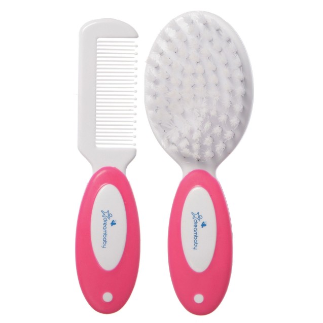 Σετ Βούρτσα & Χτένα DreamBaby Pink BR75172 Σετ Βούρτσα & Χτένα DreamBaby Pink BR75172