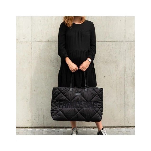 Τσάντα Αλλαγής ChildHome Family Bag Puffered Black BR76152 Τσάντα Αλλαγής ChildHome Family Bag Puffered Black BR76152