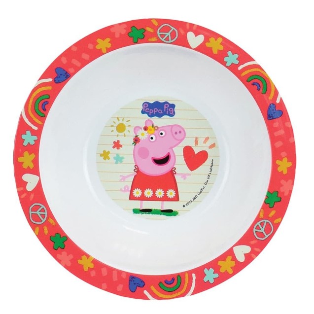Σετ Σερβίτσιο Φαγητού 3 Τεμαχίων Ango Peppa Pig 006105 Σετ Σερβίτσιο Φαγητού 3 Τεμαχίων Ango Peppa Pig 006105