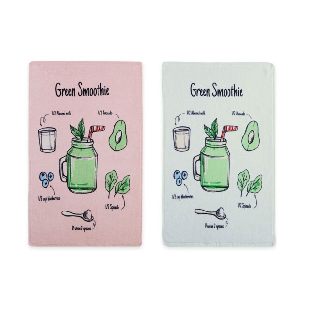 Ποτηρόπανο Nef-Nef Smoothie Aqua 40x60 Ποτηρόπανο Nef-Nef Smoothie Aqua 40x60