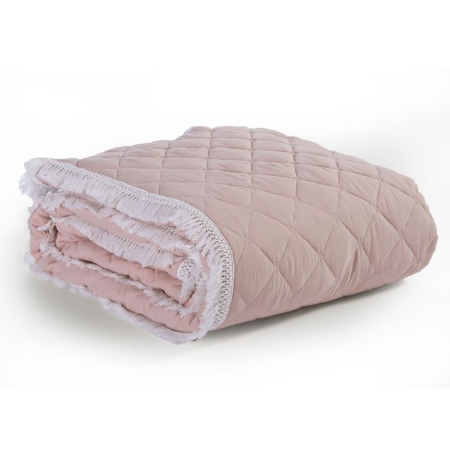 Κουβερλί Μονό Nef-Nef Edna Salmon 160x220 Κουβερλί Μονό Nef-Nef Edna Salmon 160x220