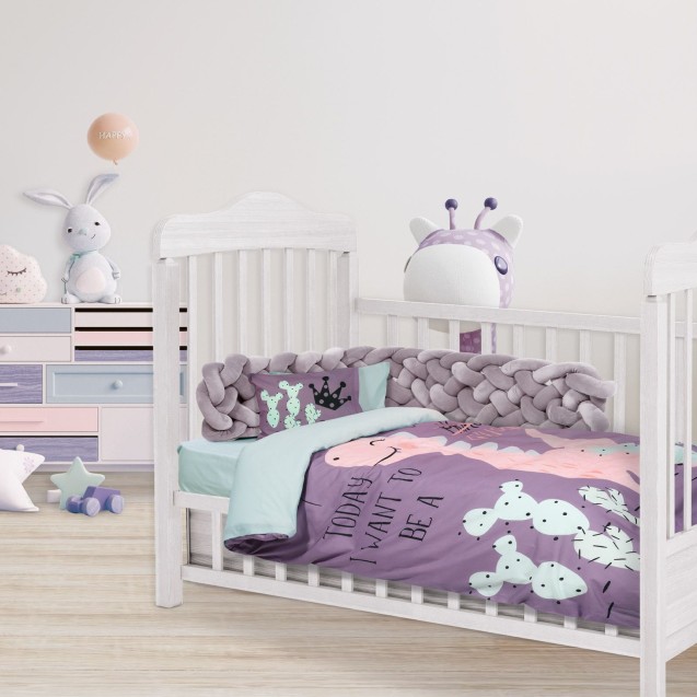 Σετ Σεντόνια Κούνιας 3 Τεμαχίων Das Home 4853 125x170 Σετ Σεντόνια Κούνιας 3 Τεμαχίων Das Home 4853 125x170