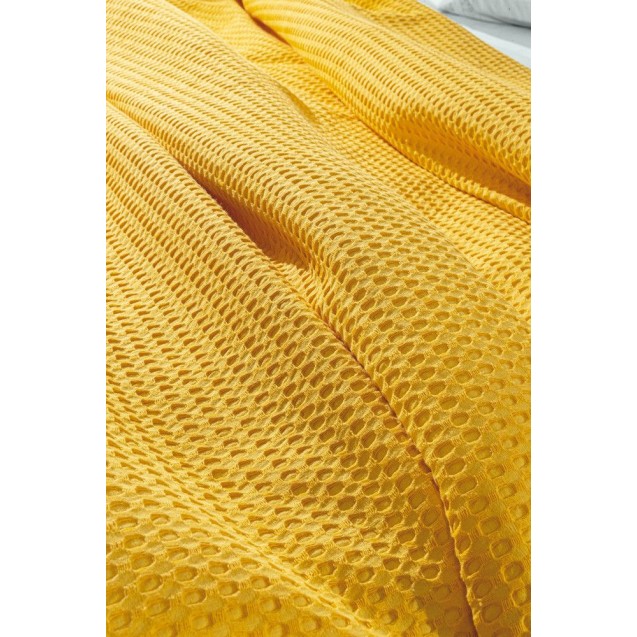 Κουβέρτα Πικέ Υπέρδιπλη Guy Laroche Vivid Yellow 230x260 Κουβέρτα Πικέ Υπέρδιπλη Guy Laroche Vivid Yellow 230x260