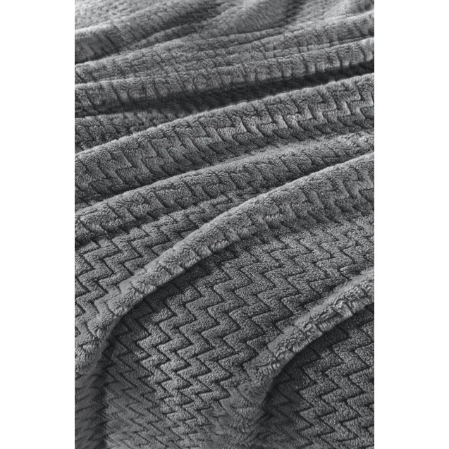 Σετ Κουβέρτα Fleece Υπέρδιπλη 2 Τεμαχίων Guy Laroche Rombus Carbon 220x240 Σετ Κουβέρτα Fleece Υπέρδιπλη 2 Τεμαχίων Guy Laroche Rombus Carbon 220x240