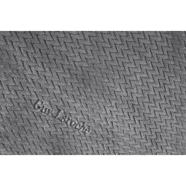 Σετ Κουβέρτα Fleece Υπέρδιπλη 2 Τεμαχίων Guy Laroche Rombus Carbon 220x240 Σετ Κουβέρτα Fleece Υπέρδιπλη 2 Τεμαχίων Guy Laroche Rombus Carbon 220x240