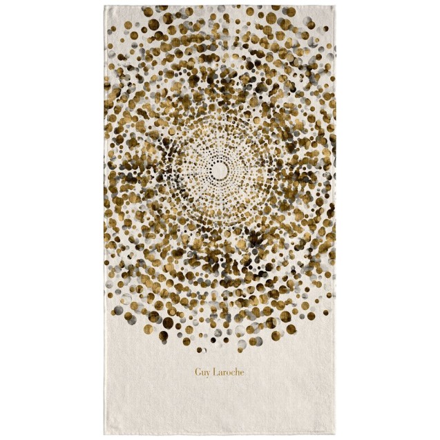 Πετσέτα Θαλάσσης Βελουτέ Guy Laroche Velour Printed 2302 Golden 100x175 Πετσέτα Θαλάσσης Βελουτέ Guy Laroche Velour Printed 2302 Golden 100x175