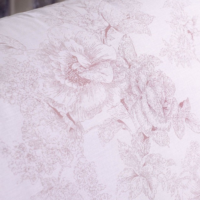 Σετ Σεντόνια King Size 4 Τεμαχίων Rythmos Lucette Ροζ 270x290 Σετ Σεντόνια King Size 4 Τεμαχίων Rythmos Lucette Ροζ 270x290