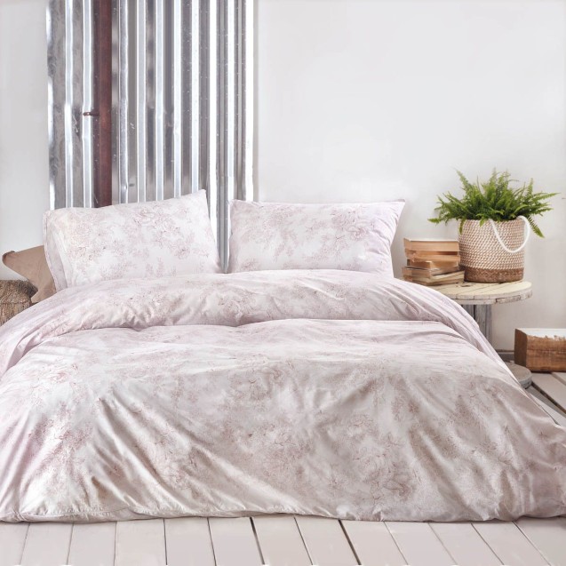 Σετ Σεντόνια Υπέρδιπλα 4 Τεμαχίων Rythmos Lucette Ροζ 230x260 Σετ Σεντόνια Υπέρδιπλα 4 Τεμαχίων Rythmos Lucette Ροζ 230x260