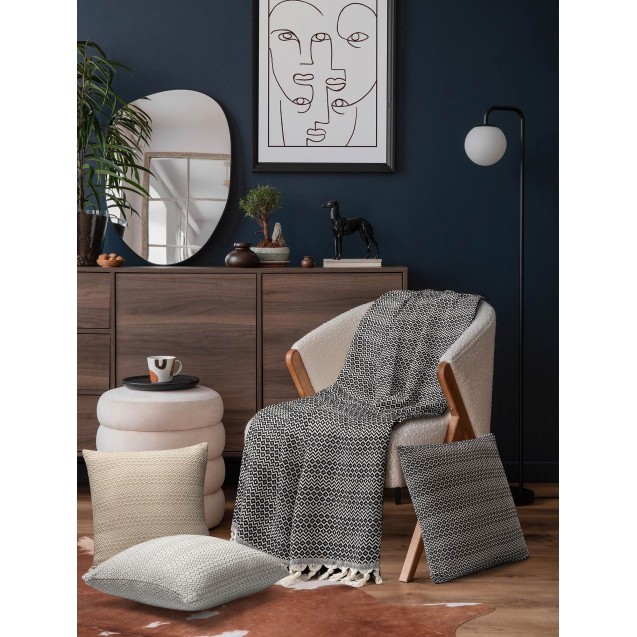Μαξιλάρι Διακόσμησης Madi Herhaling Anthracite 45x45 Μαξιλάρι Διακόσμησης Madi Herhaling Anthracite 45x45