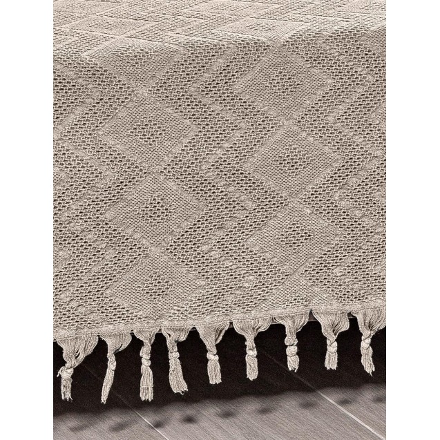 Κουβέρτα Πικέ Υπέρδιπλη Madi Tifoon Beige 220x240 Κουβέρτα Πικέ Υπέρδιπλη Madi Tifoon Beige 220x240