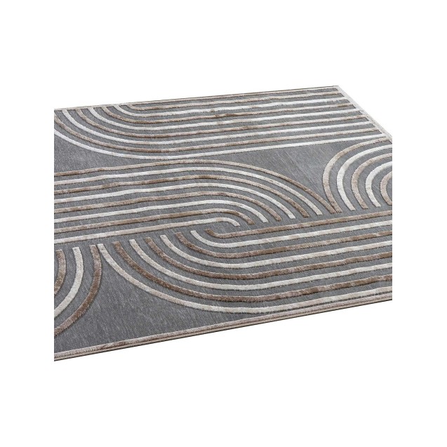 Σετ Ταπέτα Κρεβατοκάμαρας 3 Τεμαχίων Madi Mode Grey 67x140 & 67x230 Σετ Ταπέτα Κρεβατοκάμαρας 3 Τεμαχίων Madi Mode Grey 67x140 & 67x230