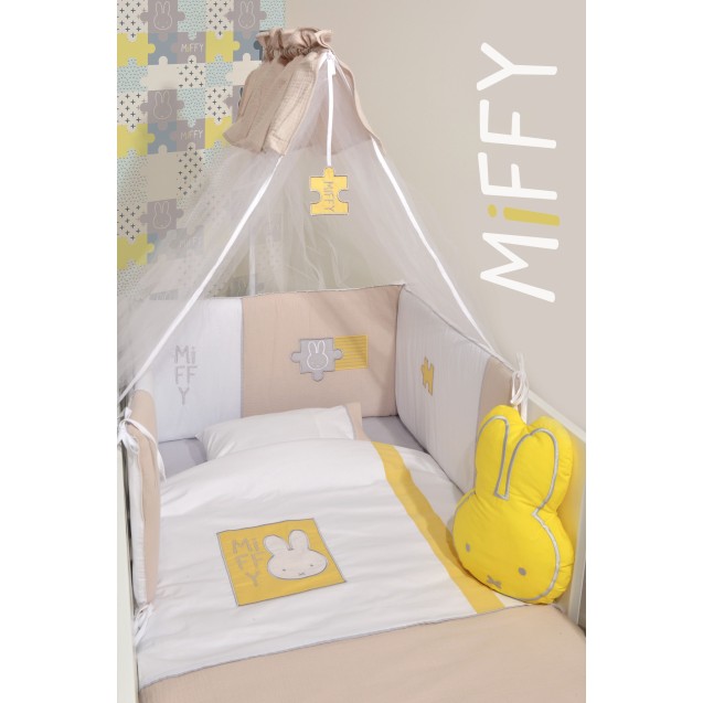 Σετ Προίκας 9 Τεμαχίων Miffy Des. 64 Μπεζ Σετ Προίκας 9 Τεμαχίων Miffy Des. 64 Μπεζ