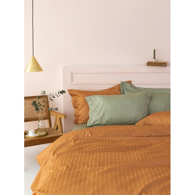 Σεντόνι Υπέρδιπλο Palamaiki Sateen Riga Caramel 240x270 Σεντόνι Υπέρδιπλο Palamaiki Sateen Riga Caramel 240x270